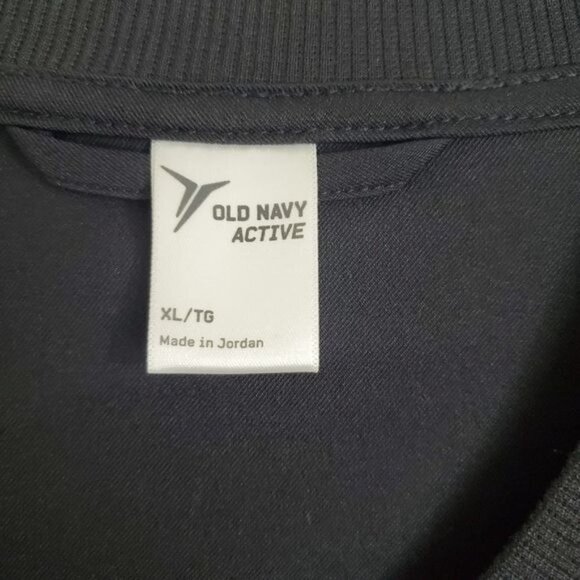 Old navy black pastel stripe active track jacket and sports bra set - Picture 6 of 11